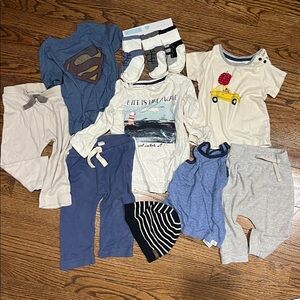 Baby Clothing Set with Graphic Tees and Pants